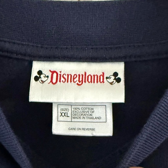 Vintage Disneyland ‘Duck Tape’ Goofy Donald Duck Embroidered Long Sleeve T-shirt - Picture 5 of 7